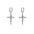 Wholesale Halloween cross thorns rose pendant earrings