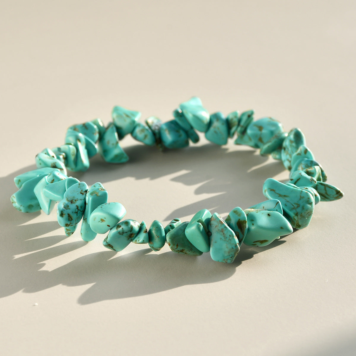 Wholesale Trendy Women' s Turquoise Bead Bracelet,  Multi-Layer Woven Crystal Bracelet,  Fashion Jewelry Accessory,  Gift for Boutique Resale