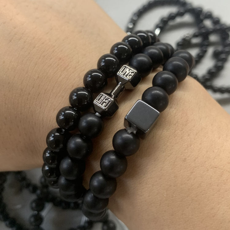 Wholesale Men's Bracelet Zirconia Handmade Beaded Bracelet ACC-BT-zhixiang012