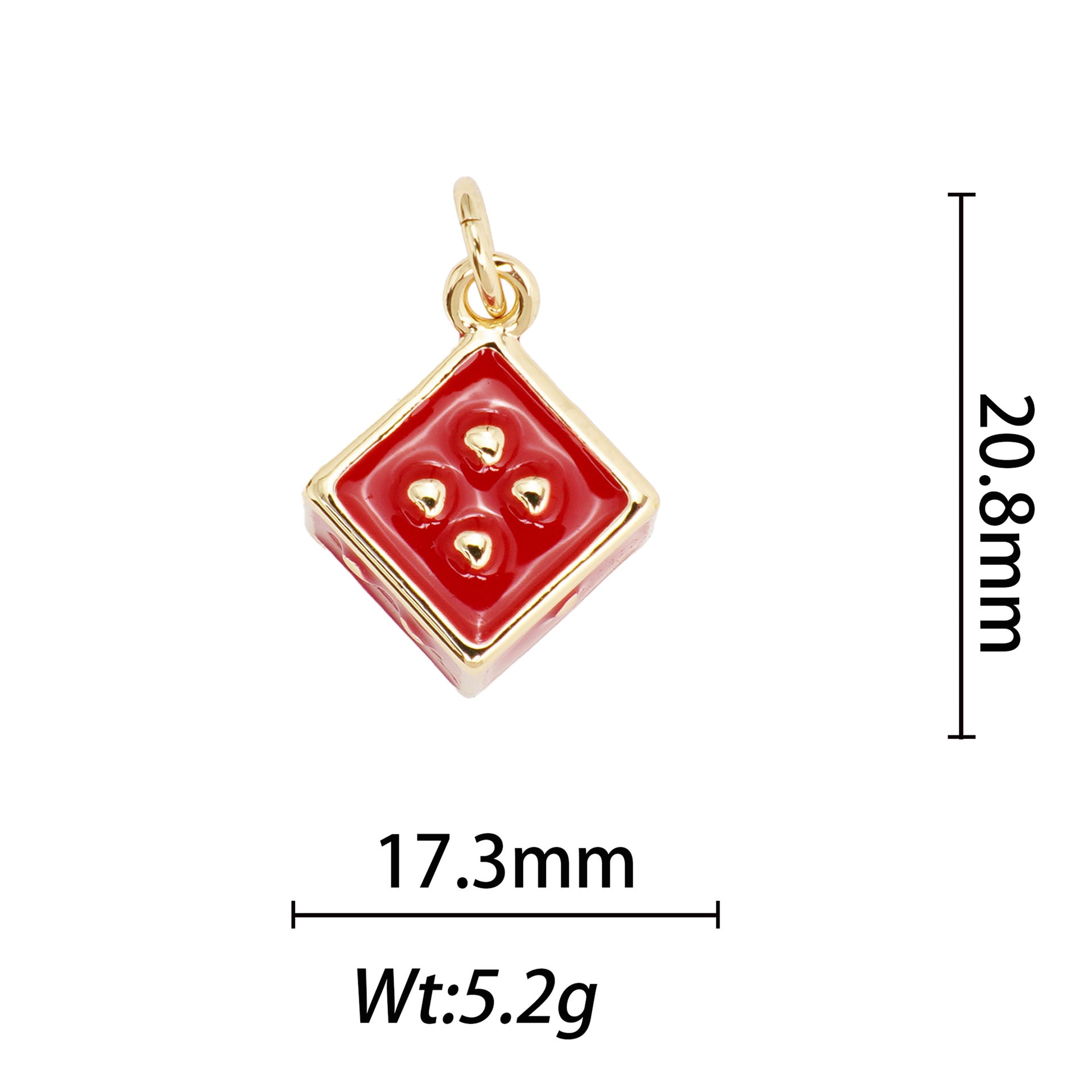 Wholesale 10pcs 18k pure gold copper plating ladies necklace pendant