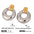 Wholesale  stainless steel circle earrings