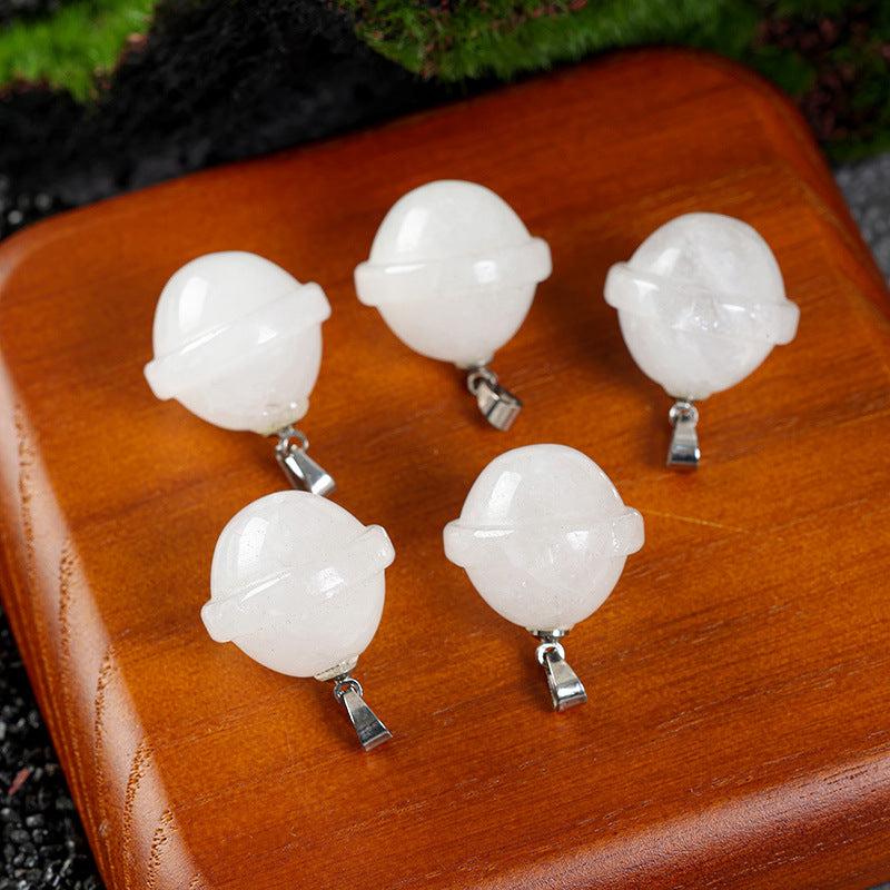 Wholesale  Galaxy Planet Three-dimensional  Stone Necklace  Pendant