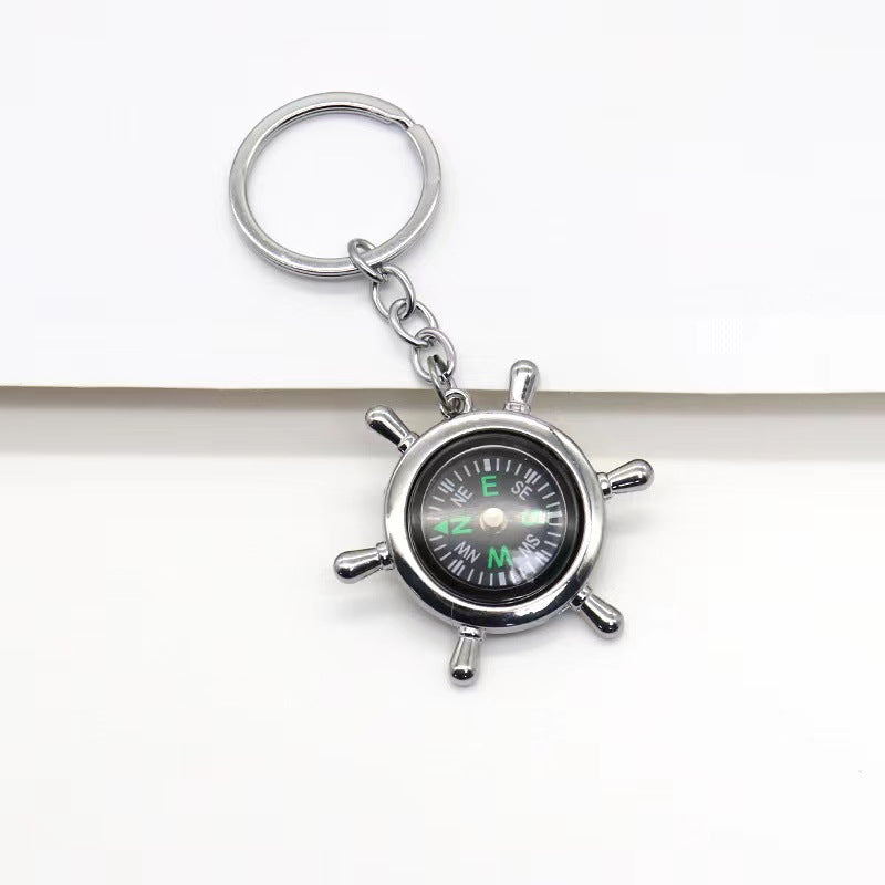 Wholesale Creative Mini Compass Keychain