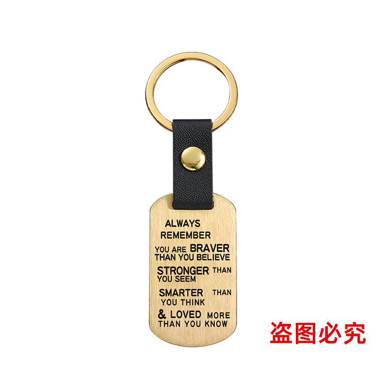 Wholesale Gifts for Friends Sisters Metal Leather Keychains ACC-KC-GangGu030