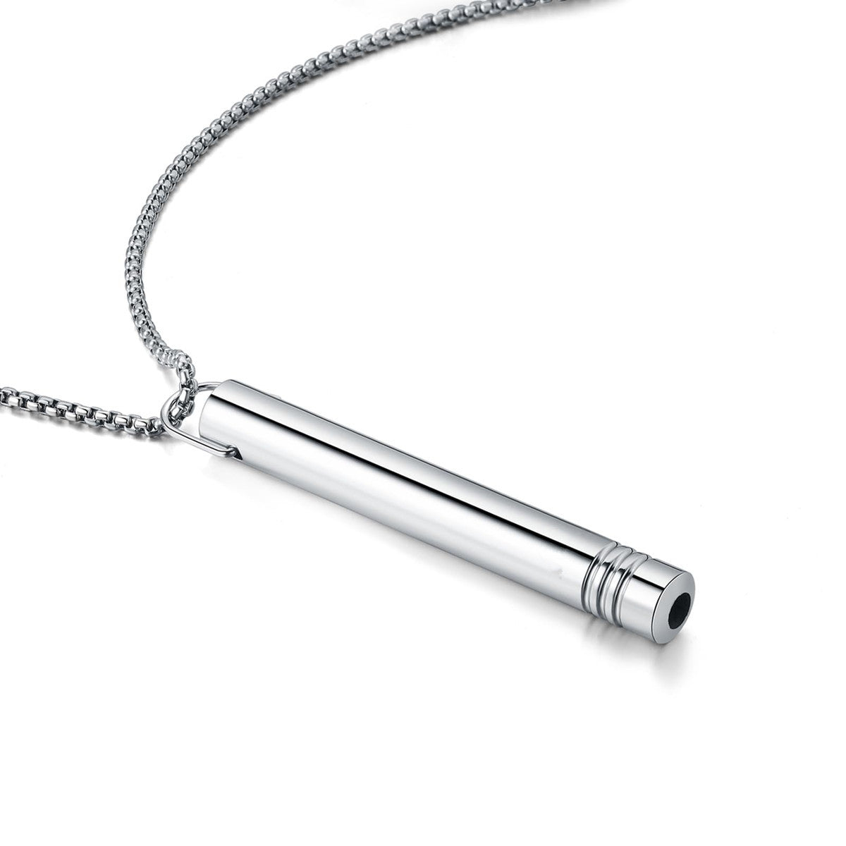 Wholesale Whistle Meditation Relief Anxiety Stainless Steel Necklace