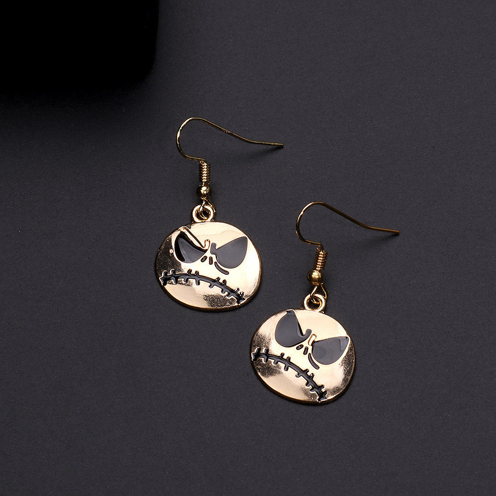 Wholesale  Pumpkin Alloy Earrings