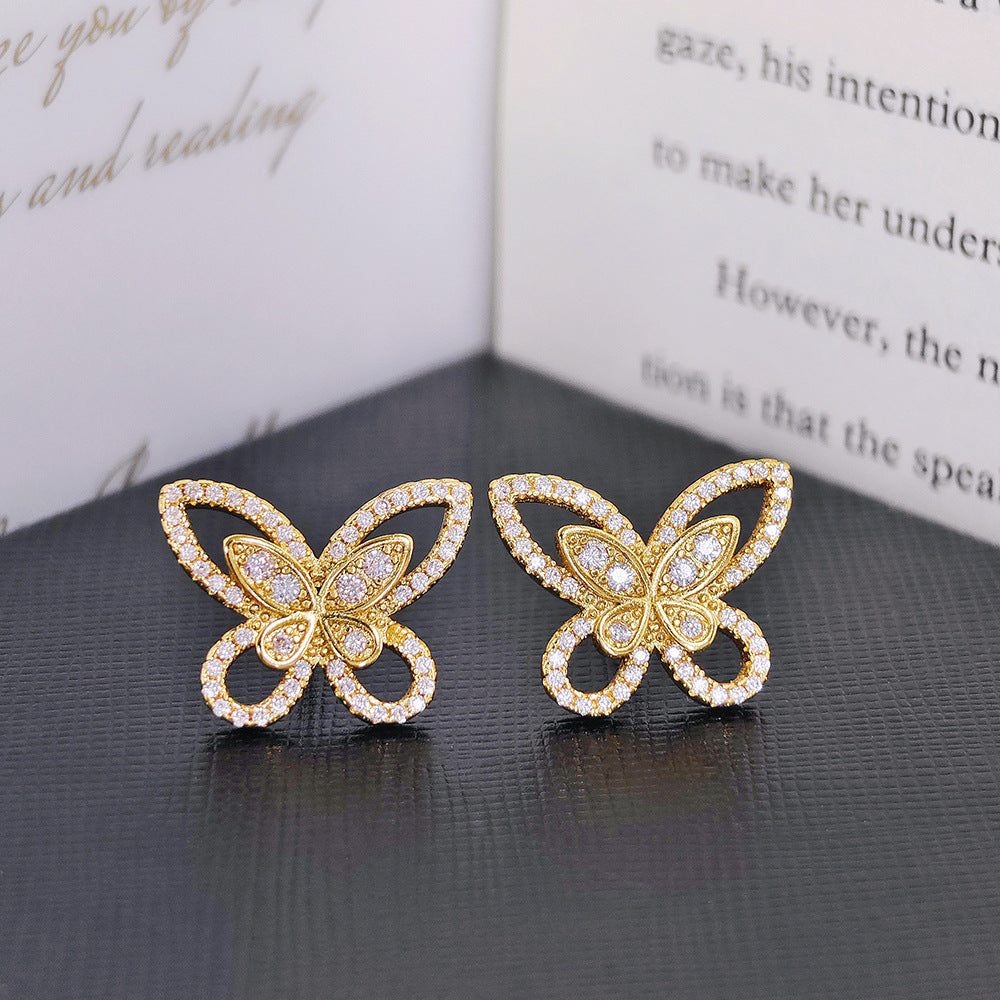 Wholesale Butterfly Micro Diamond Zirconia