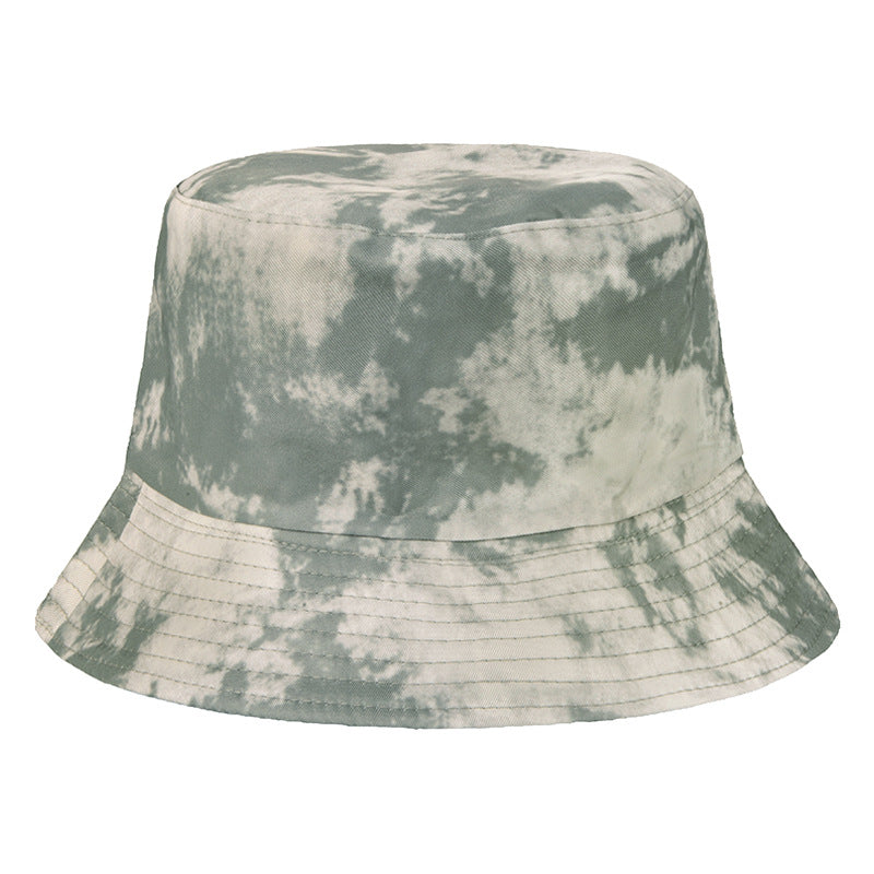 Wholesale  Printed Pattern Fisherman's Hat Tie-Dyed Double-Sided Basin Hat Bucket Hat