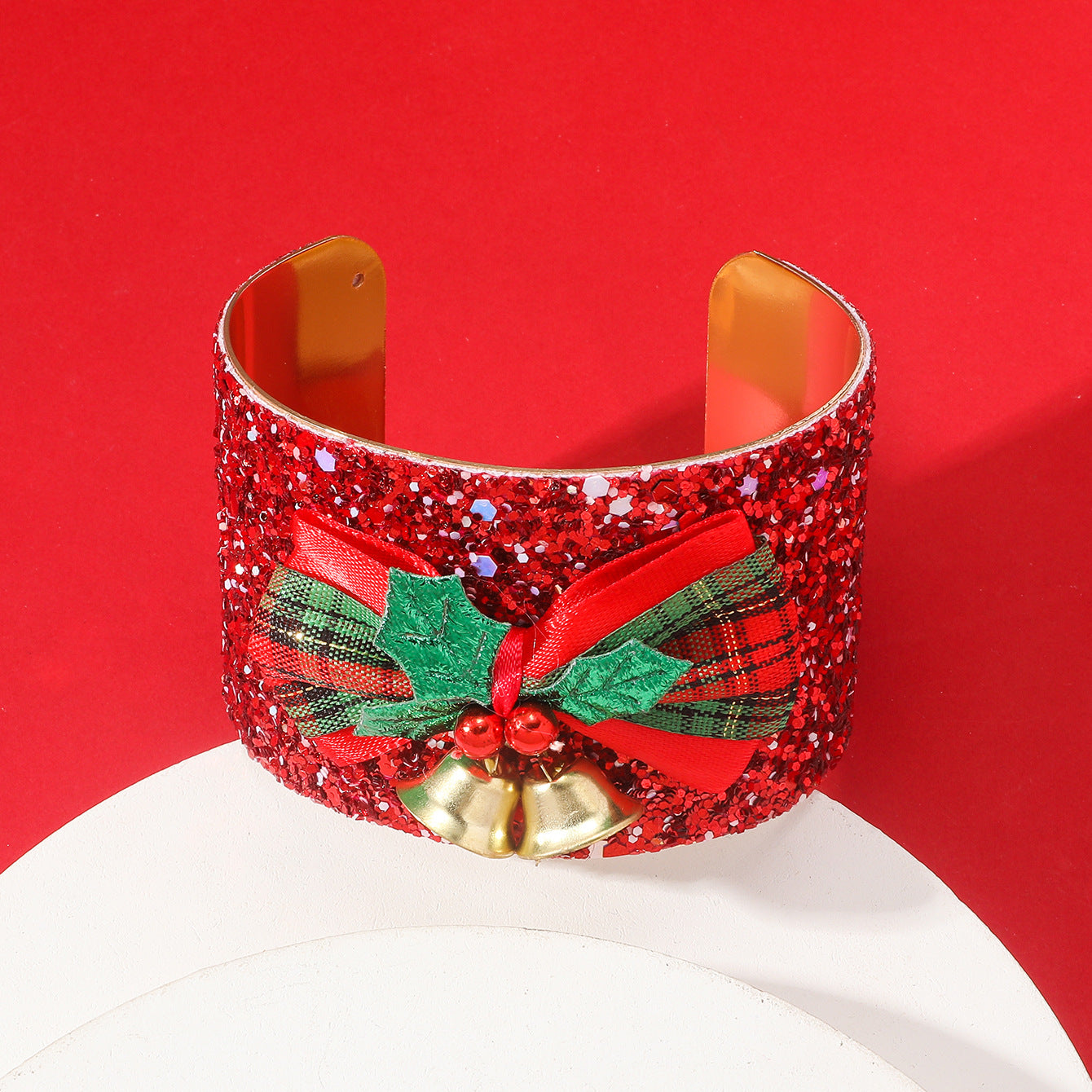 Wholesale Christmas Cute Cartoon Elk Bell Bracelet ACC-BT-JunJie021
