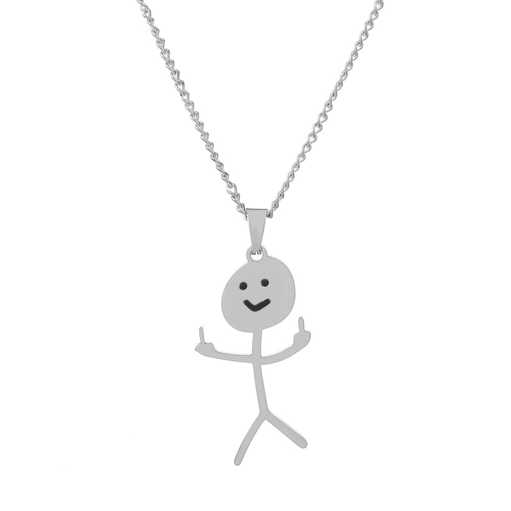 Wholesale Funny Villain Stainless Steel Necklace ACC-NE-MY010