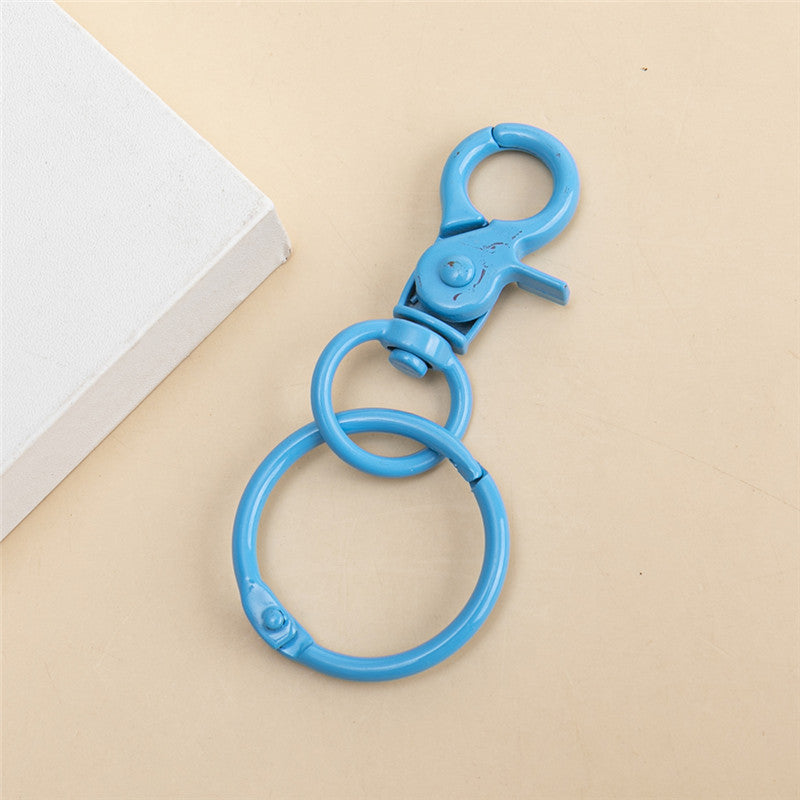 Wholesale 10pcs/pack Alloy Lobster Clasp Keychain Bulk DIY Accessories