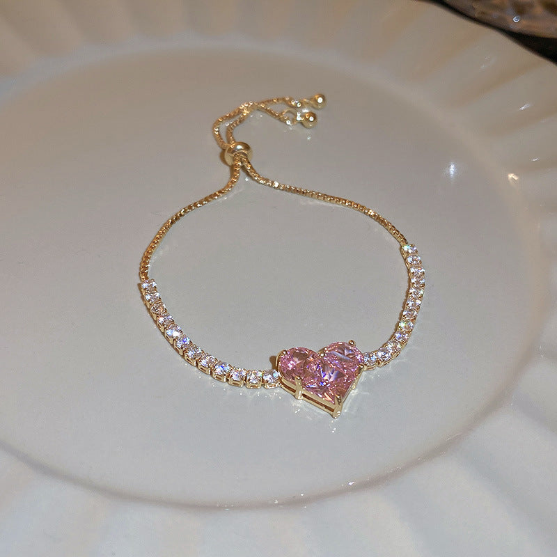 Wholesale Zircon and Diamond Pull Bracelet ACC-BT-Huih002