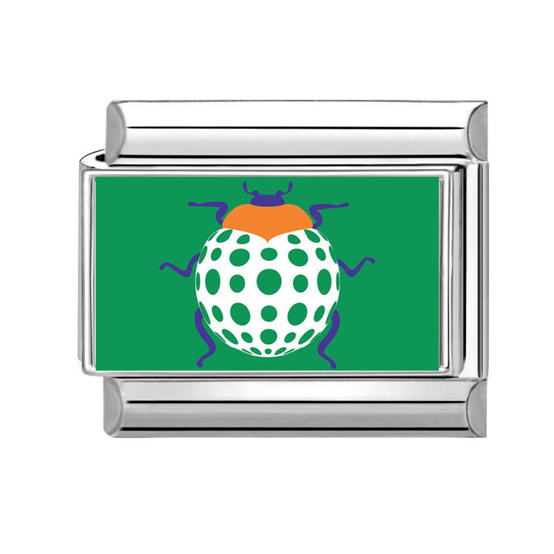 Wholesale 9mm Italian Charm Starter Bracelets DIY Colorful Single Section Creative Stainless Steel Composable Bracelet