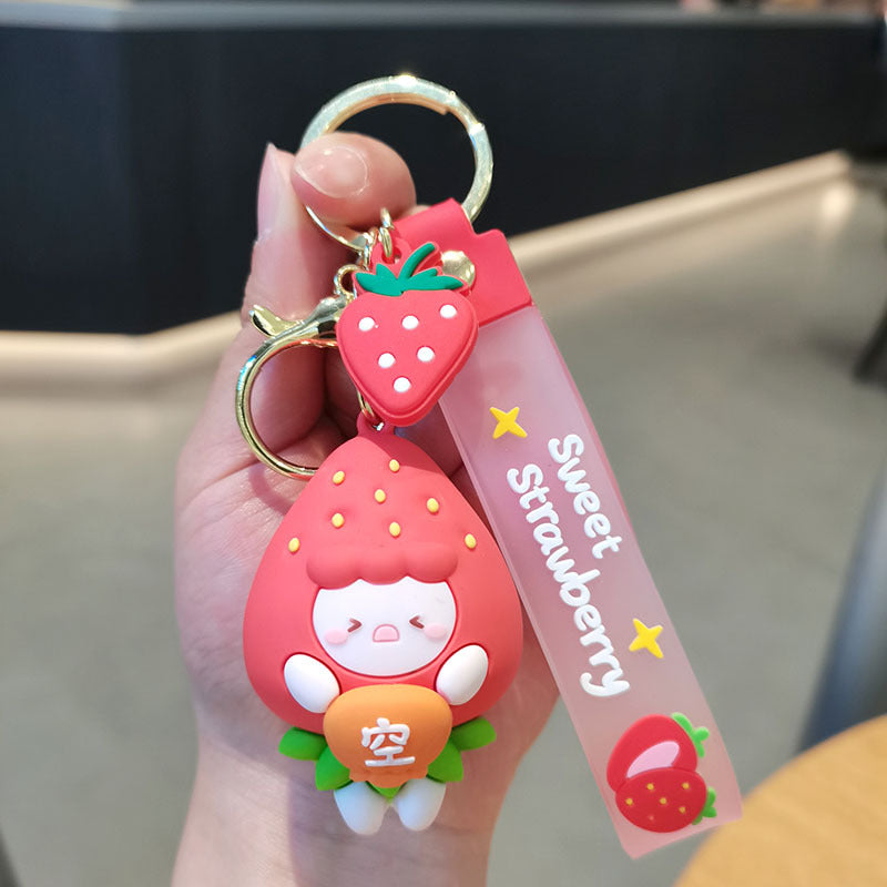 Wholesale Cartoon Cute Silicone Keychain ACC-KC-Lanb005