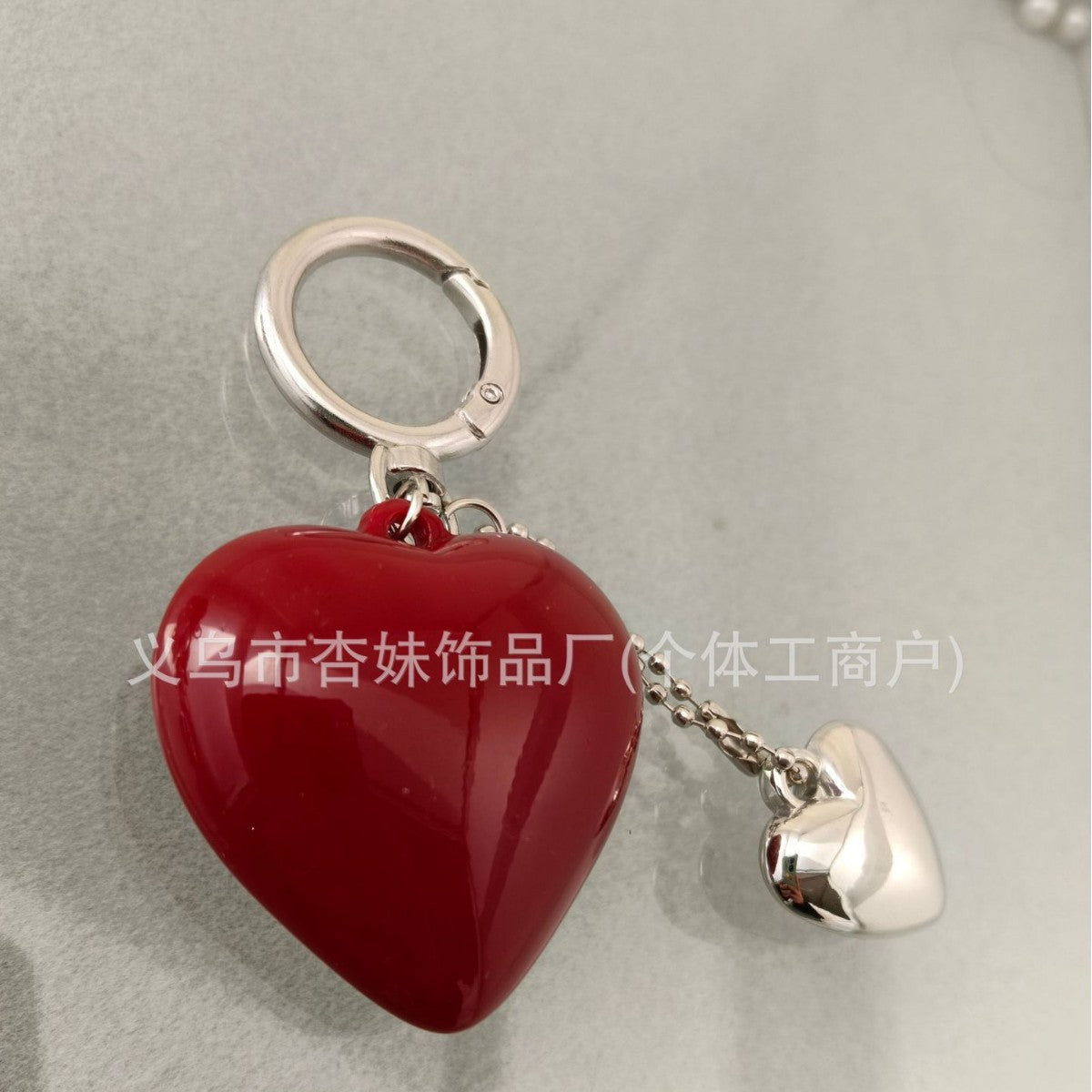 Wholesale  Bow Pendant  Red Love Pendant Keychain