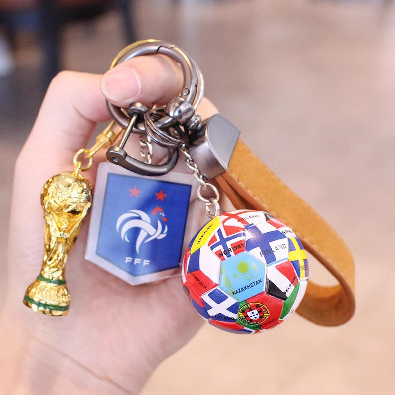 Wholesale Mini World Cup Football Keychain