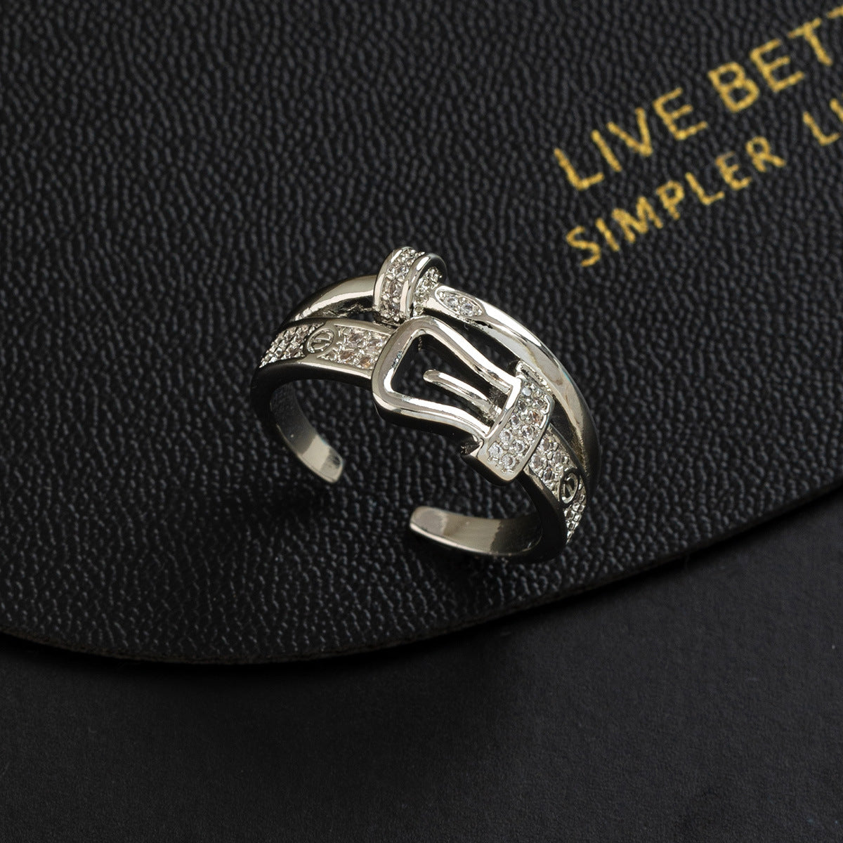Wholesale Modern Geometric Copper Ring Fashion Jewelry Accessory For Women Gift Resale