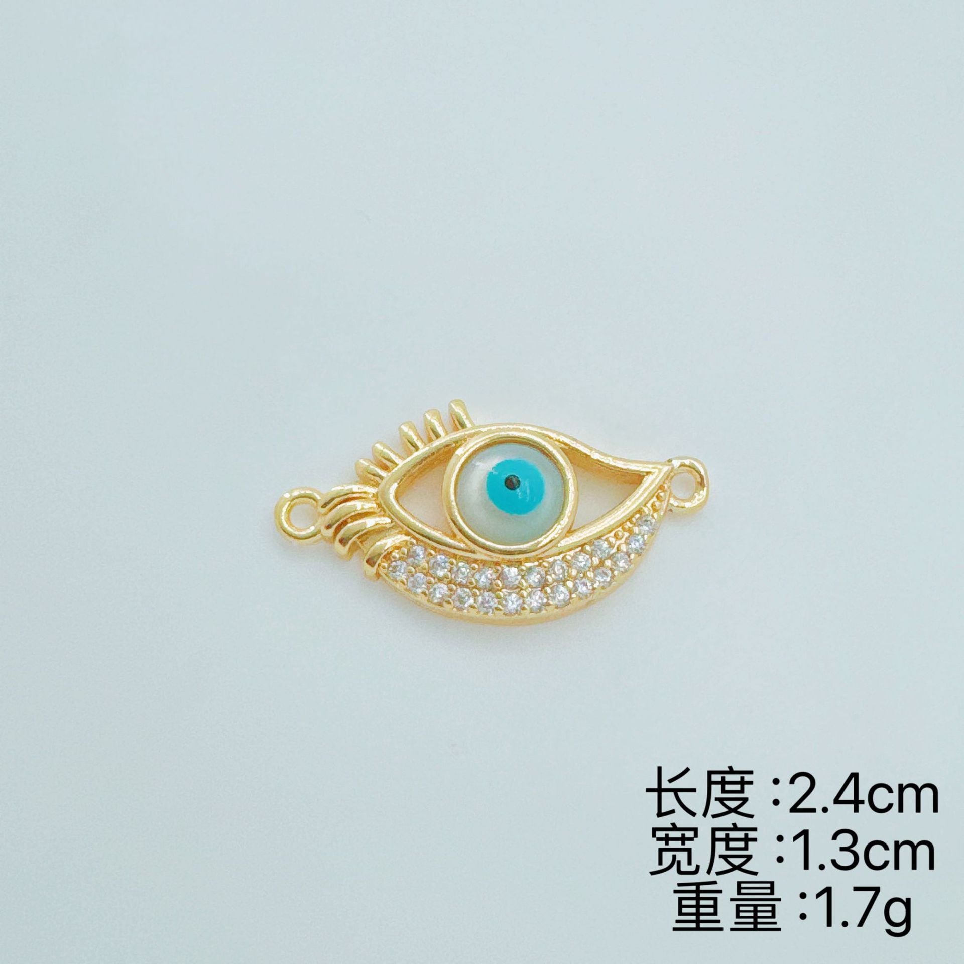 Wholesale Vintage Evil Eye Bracelet Gold Plated Copper Fashion Jewelry Gift for Women