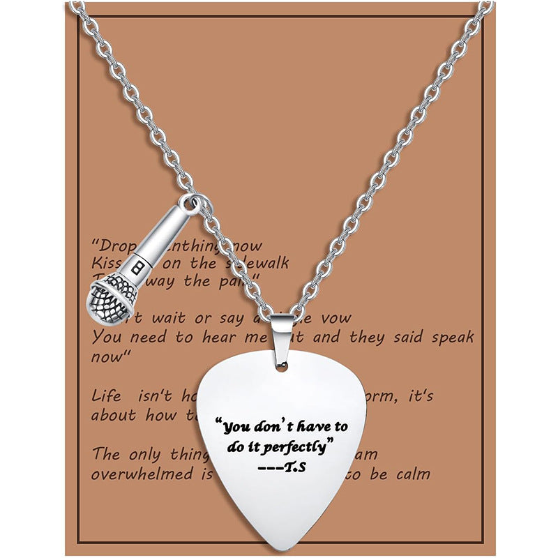 Wholesale Alloy Guitar  Necklace