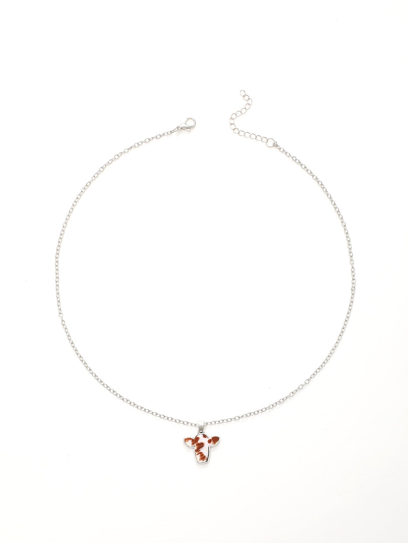 Wholesale Western Style Alloy Mini Bull Head Random Pattern Necklace ACC-NE-YTian002