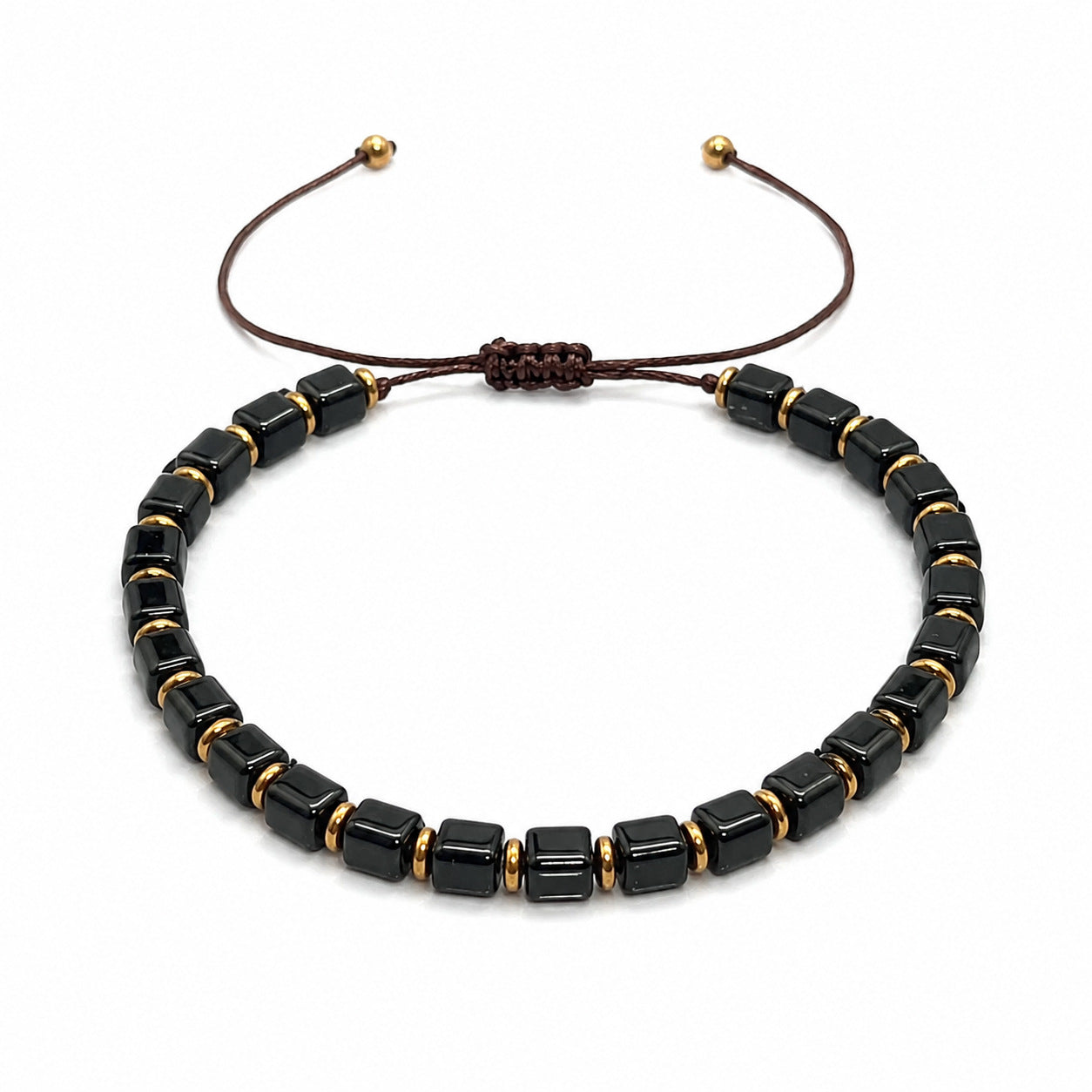 Wholesale Handmade Obsidian Adjustable Bracelet Natural Stone Jewelry Accessory for Everyday Wear