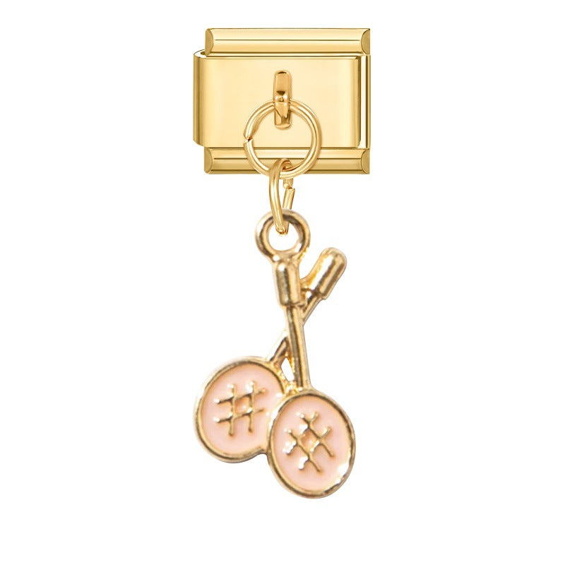 Wholesale 9mm Italian Charm Starter Bracelets DIY Pendant Style Stainless Steel Composable Bracelet