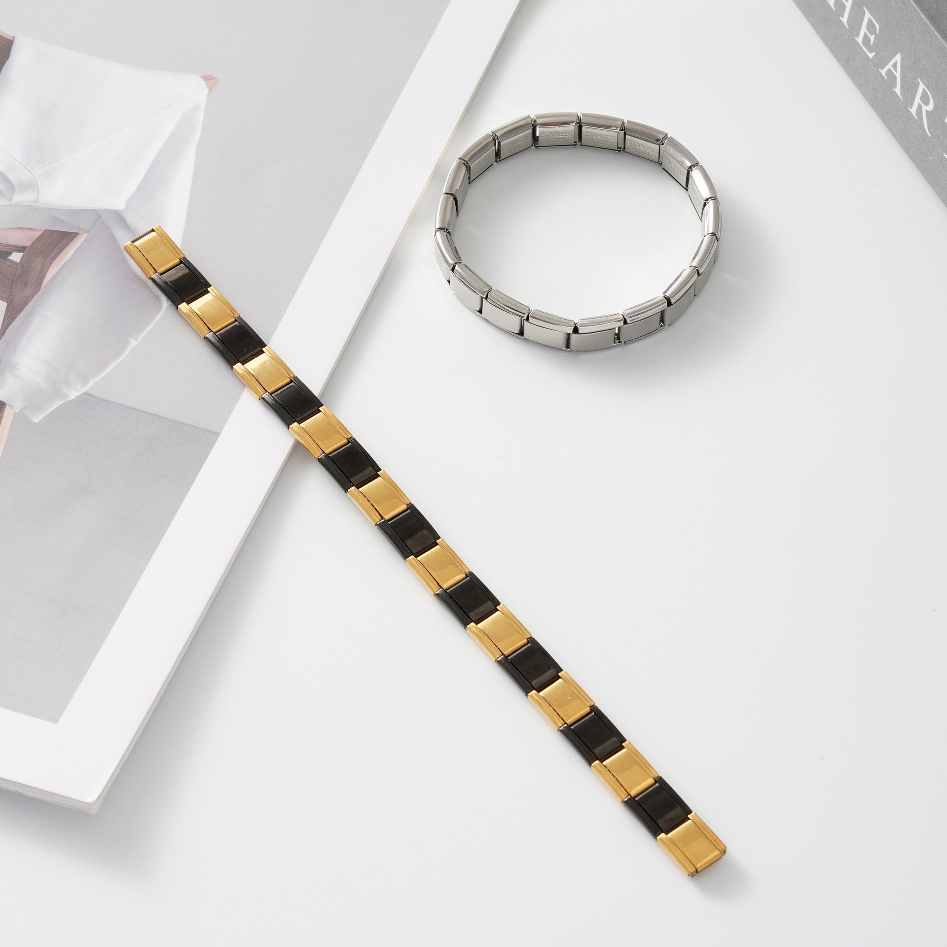 Wholesale Italian Charm Bracelet 9mm DIY Splicing Cute Creative Stainless Steel Composable Bracelet