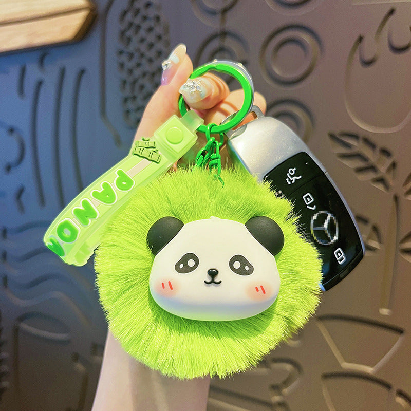Wholesale Cute Cartoon Plush Ball Panda Keychains ACC-KC-HangLi015