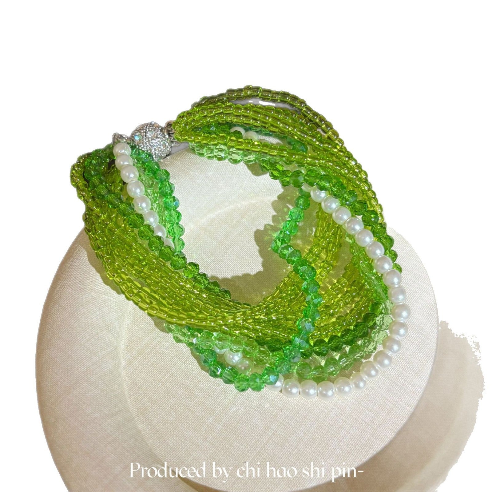 Wholesale Diamond Multi-layer Wrap Crystal Necklace