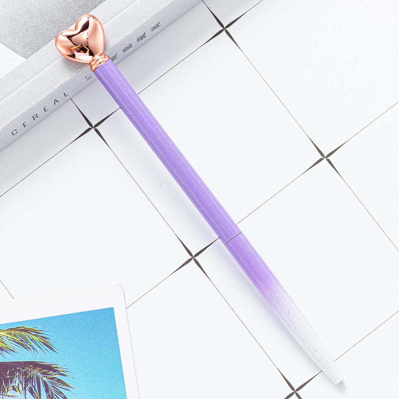Wholesale Love Shape Ballpoint Pen Metal Pen ACC-PN-HuaHao017