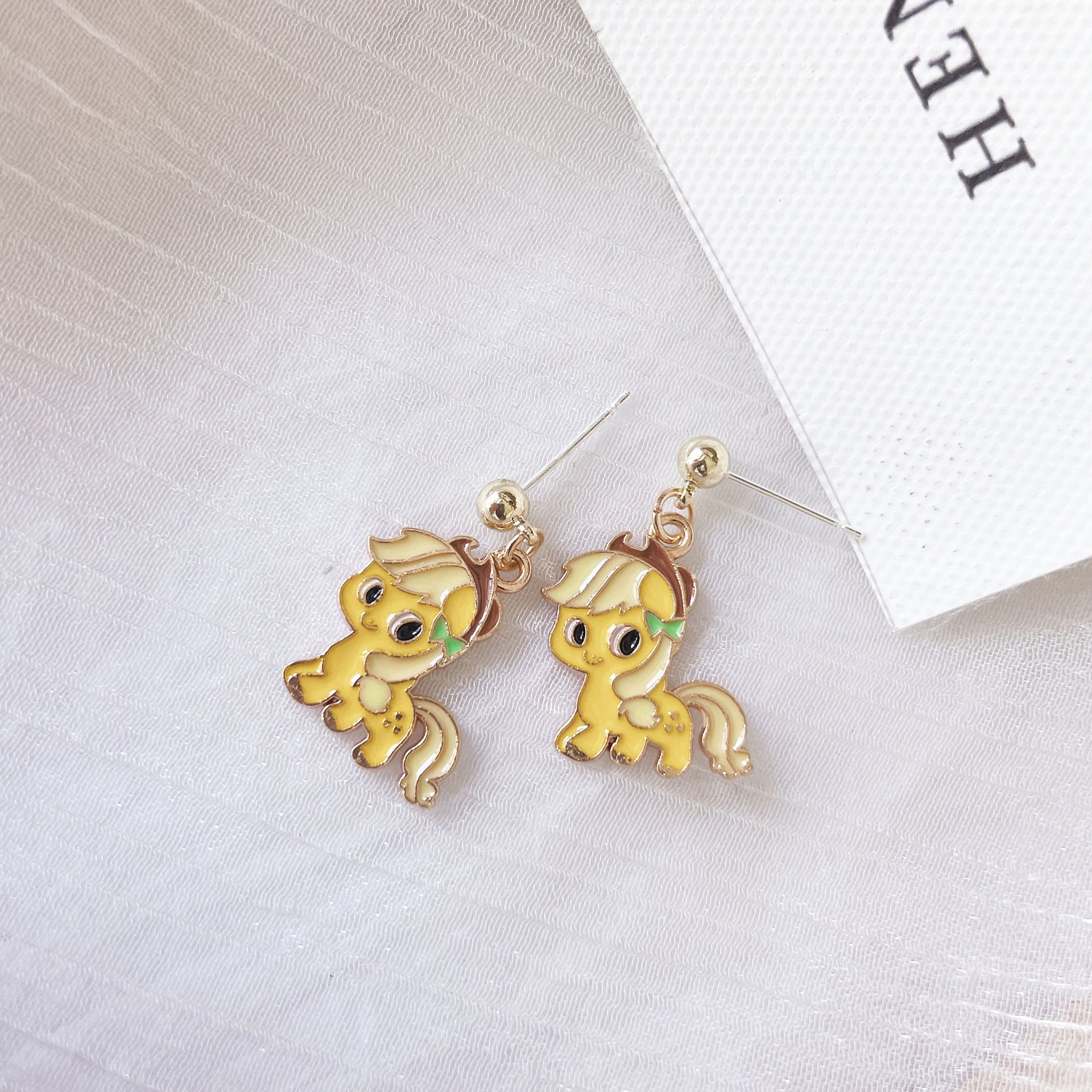 Wholesale Cartoon Cute S925 Silver Needle Earrings ACC-ES-Yijia005
