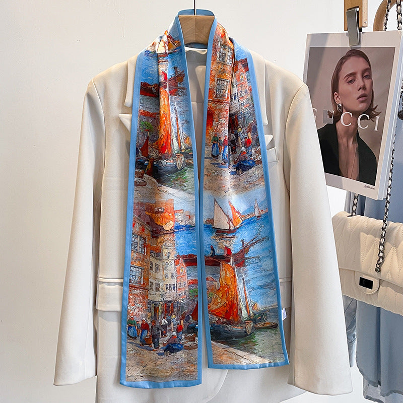 Wholesale Panda   Silk  Scarf