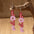 Wholesale Heart Hollow Wood Valentine's Day Earrings