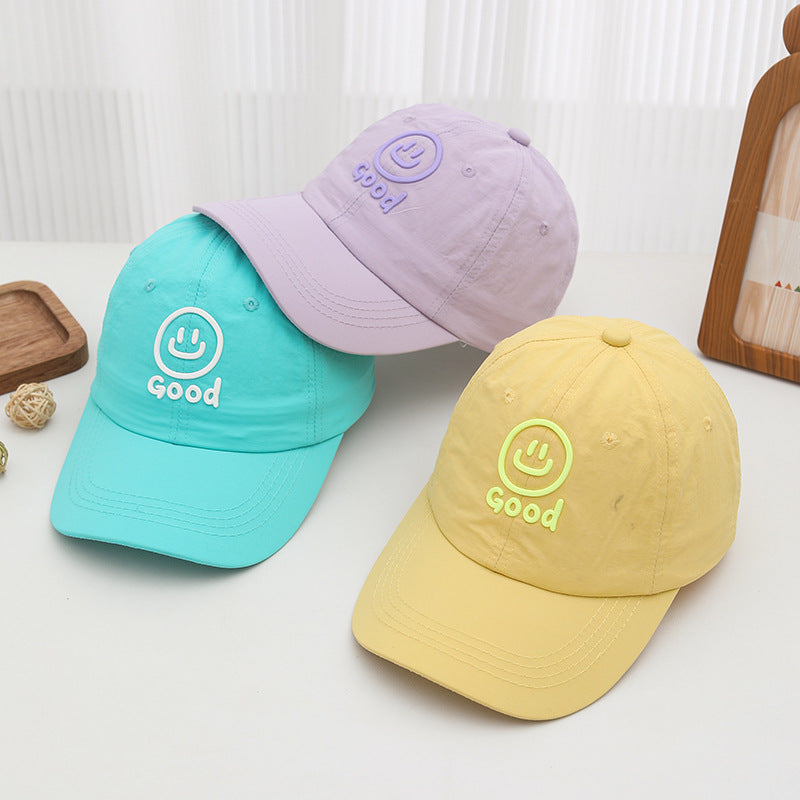 Wholesale smiley face sun hat baseball cap