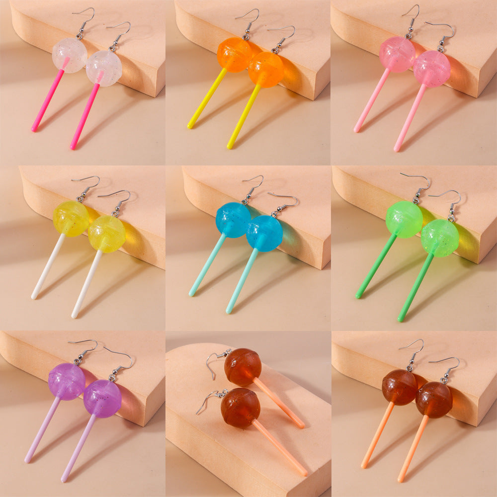 Wholesale Fashion Dinosaur Duck Candy Earrings