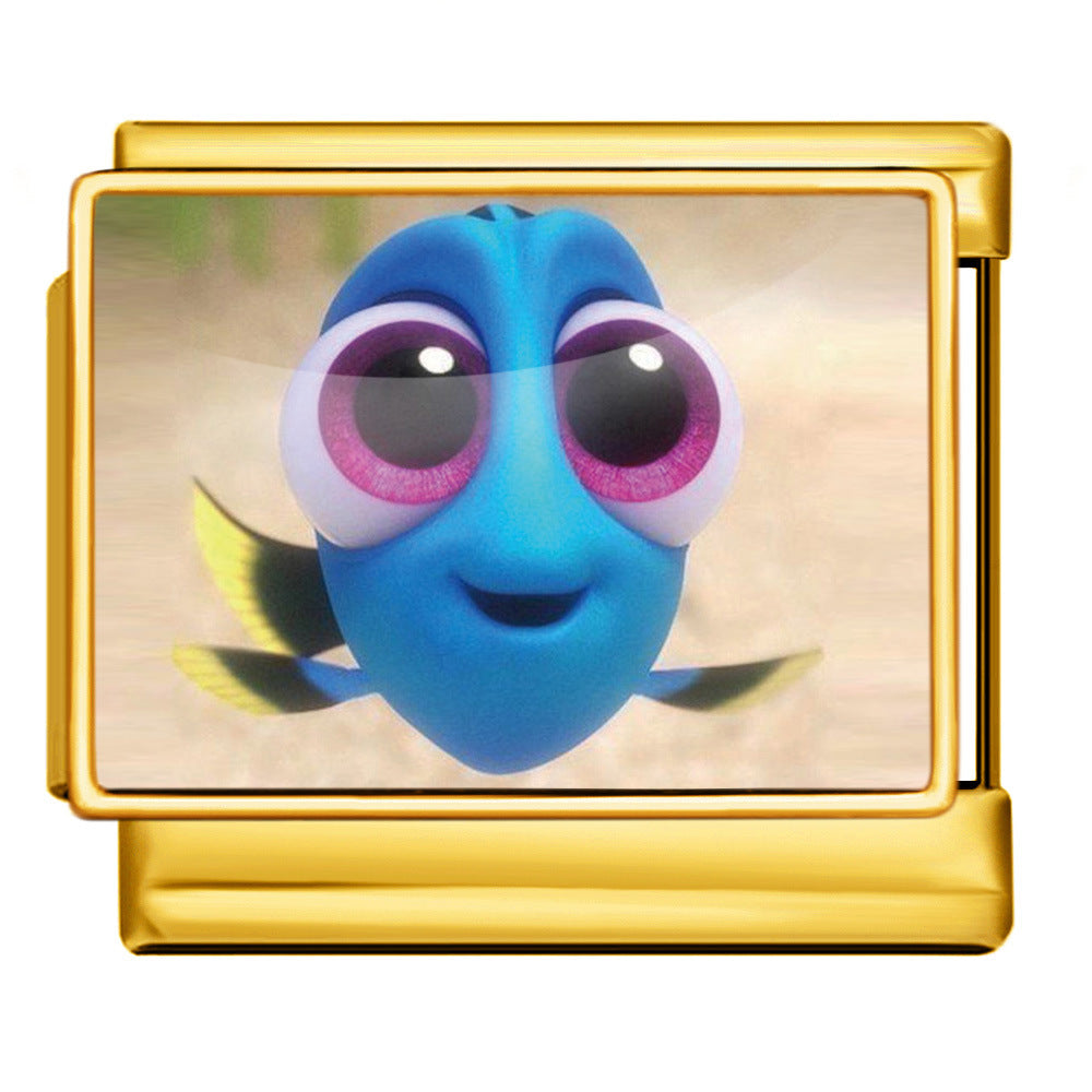 Wholesale  Italian Charm Bracelet 9mm DIY elastic personalized  Creative Stainless Steel Composable Bracelet