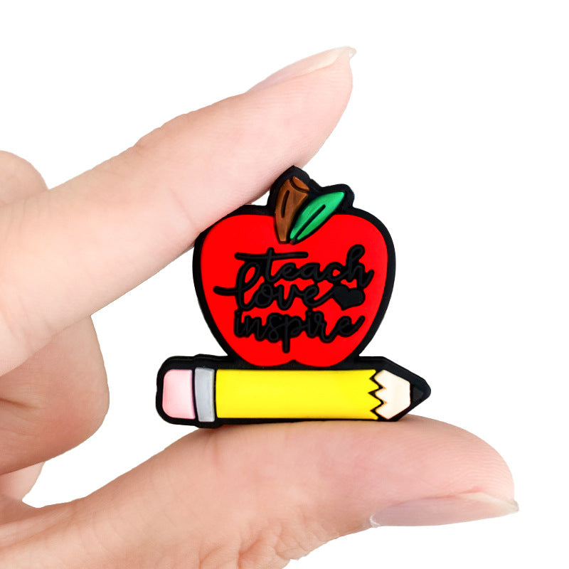 Wholesale of 10PCS Apple Pencil Food Grade Silicone Beads ACC-BDS-WDX036