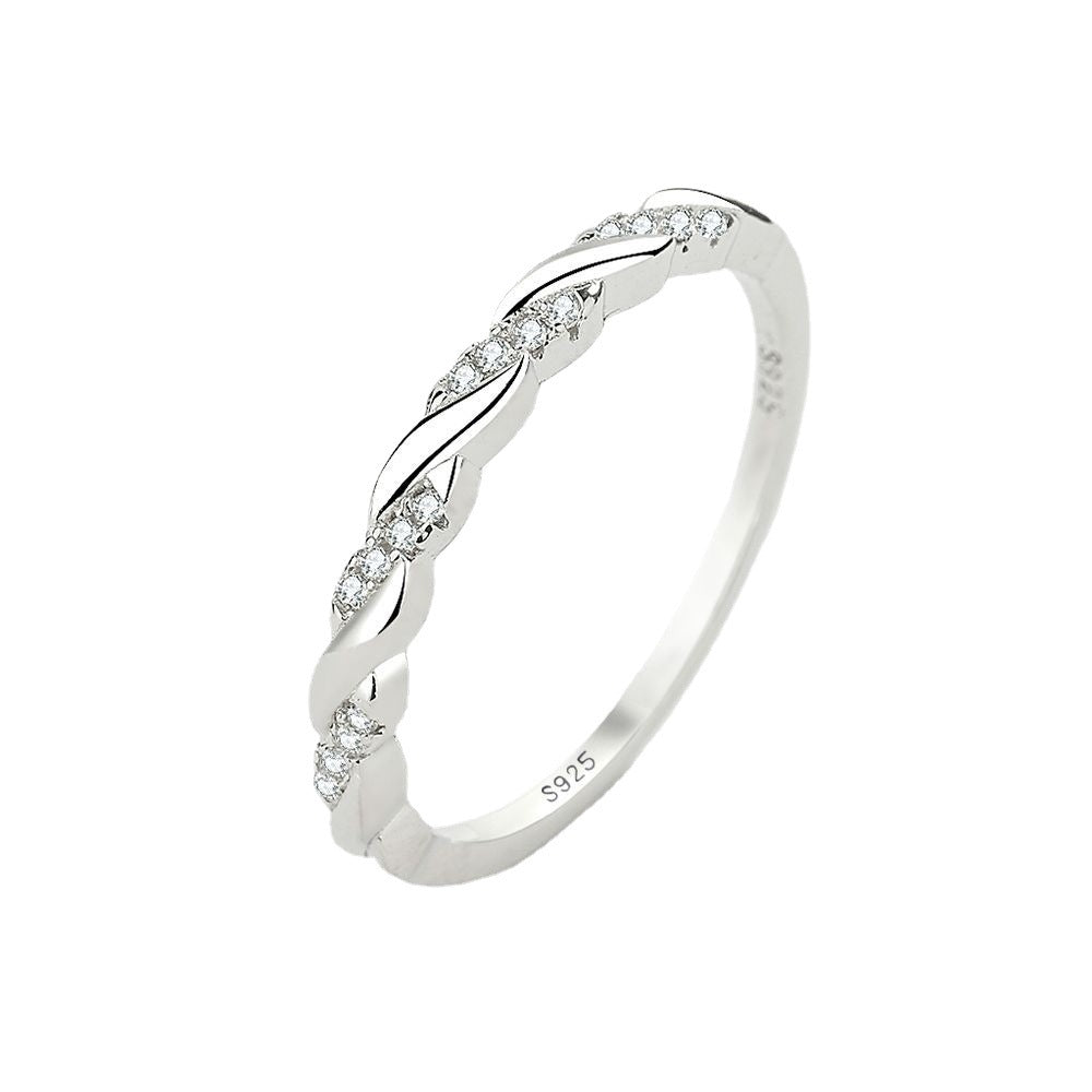 Wholesale 925 sterling silver diamond ring