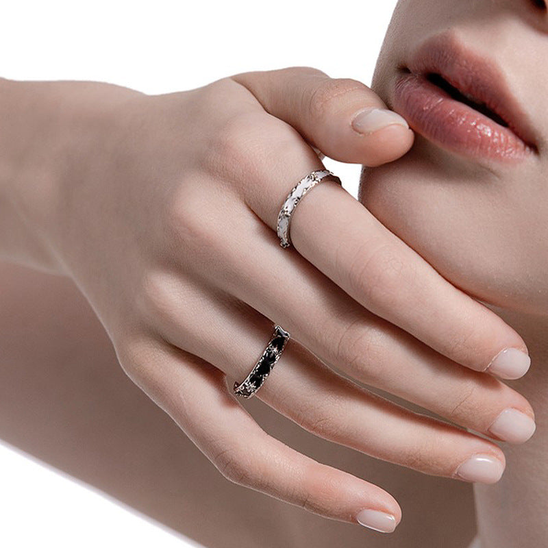 Wholesale  Exquisite Stacked Distinctive Open Finger Ring