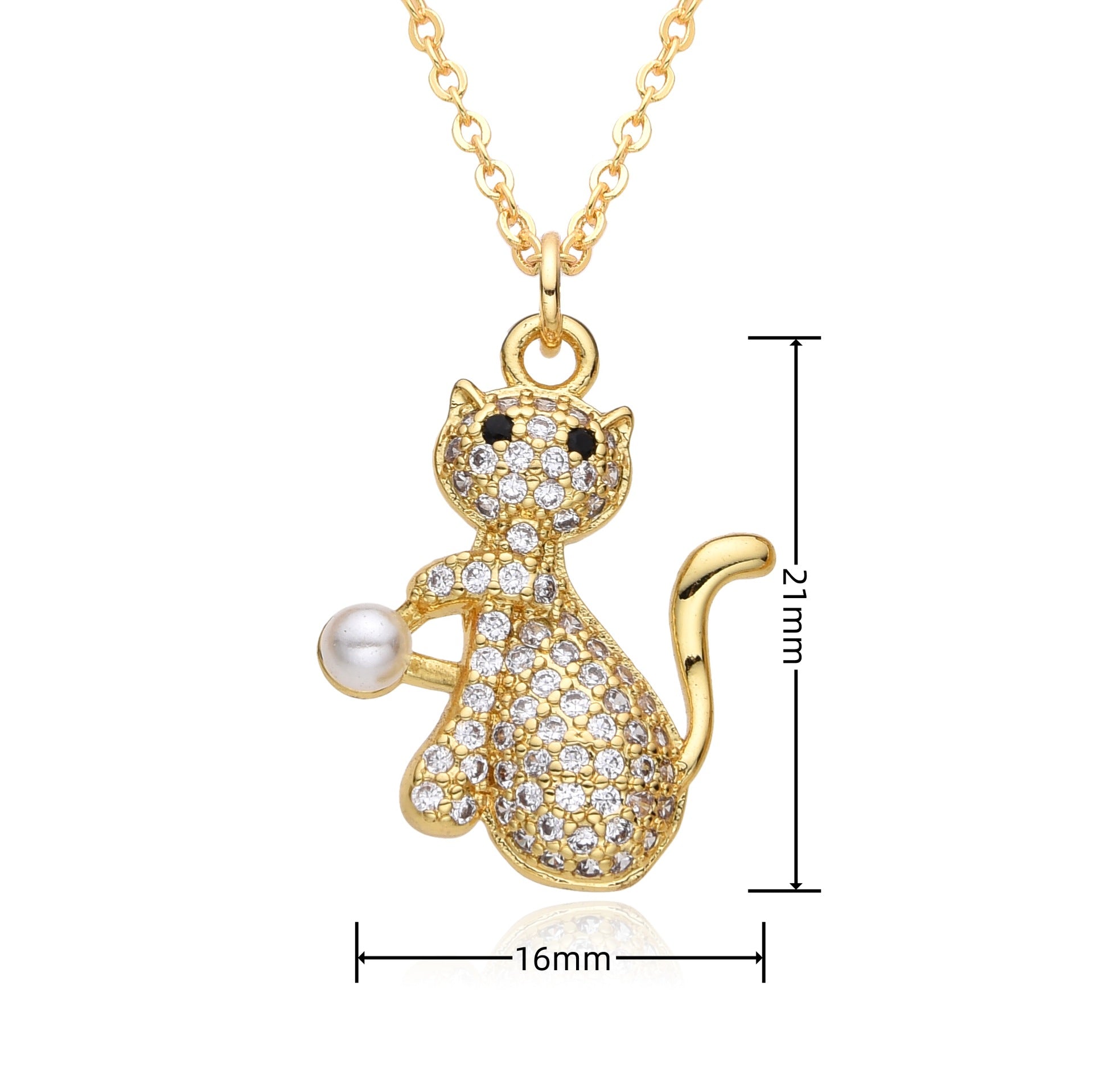 Wholesale  fashion personality Dragonfly panda necklace