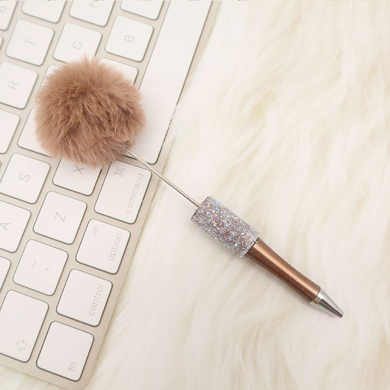 Wholesale Beadable Pens Sugar Gypsophila Hair Ball DIY Beaded Pen ACC-PN-CY004