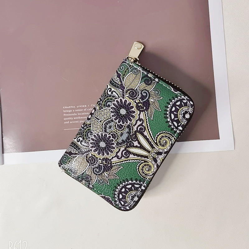 Wholesale Ethnic Retro Accordion Card Holder Mini Storage Card Wallet ACC-WT-Mengs007