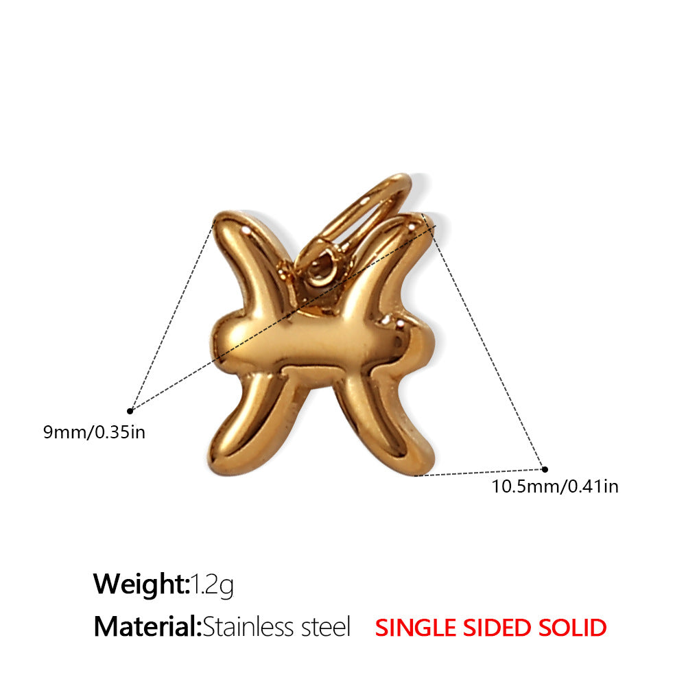 Wholesale  Twelve Contions Stainless Steel  Charms