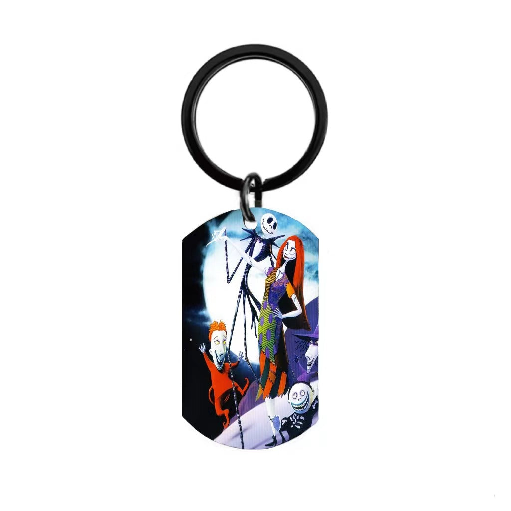 Wholesale Halloween Cartoon Anime Stainless Steel Keychains ACC-KC-JinZhu010