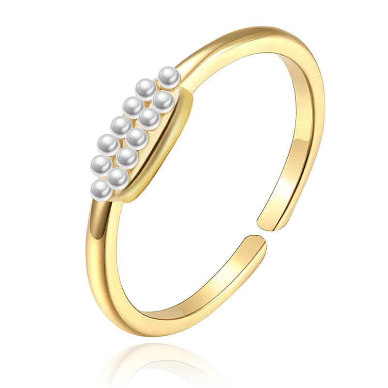 Wholesale  hollow titanium steel opening ring
