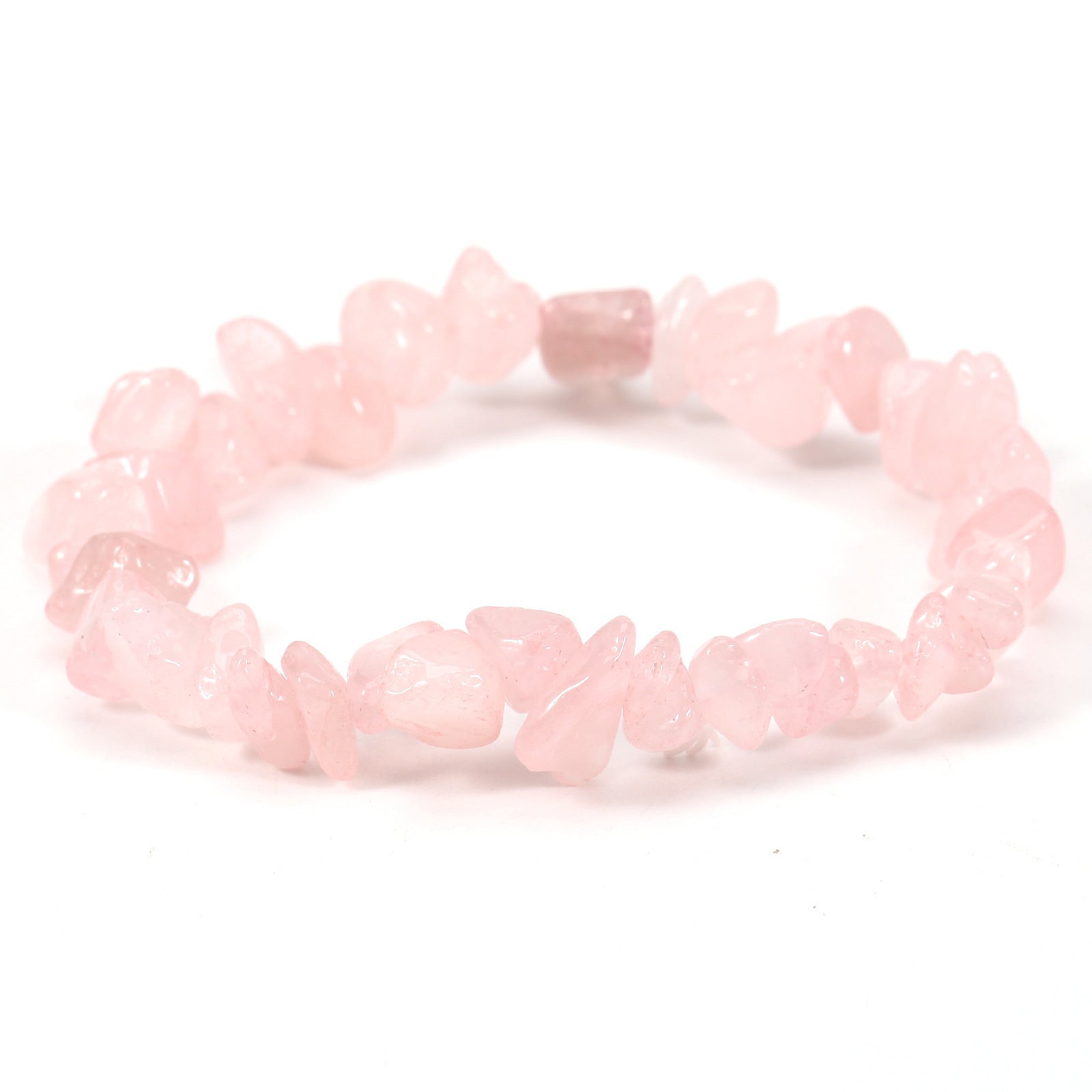 Wholesale Geometric Natural Stone Bracelet Irregular Gravel Beads Elastic Handmade Jewelry Accessory for Boutique Resale