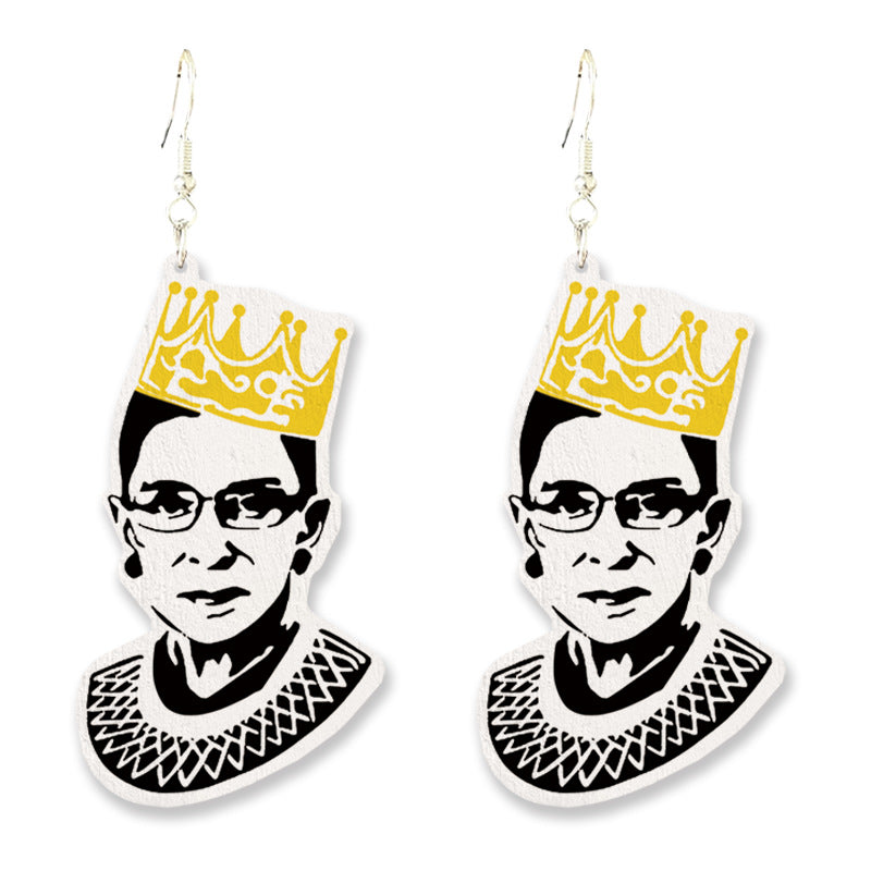 Wholesale The female justice controversially wore a pin and earring to symbolize the power of women's justice