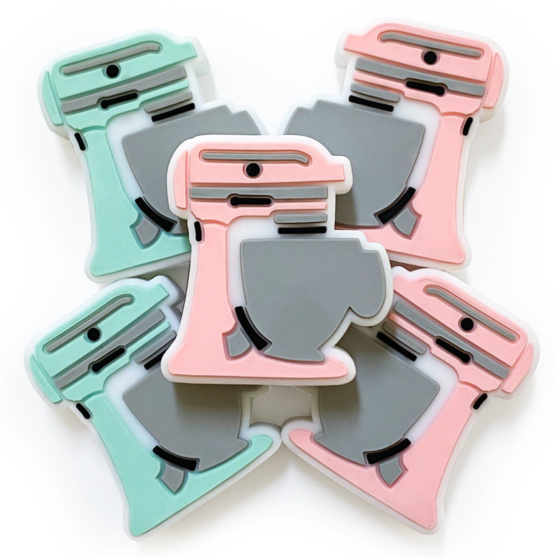 Wholesale 10pcs Blender Silicone Beads DIY Handmade Beaded Pen Accessories ACC-BDS-WDX050