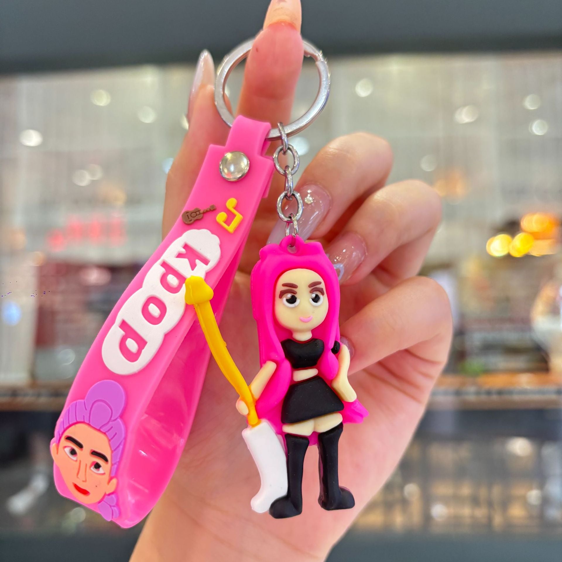 Wholesale KPOP anime pvc keychain