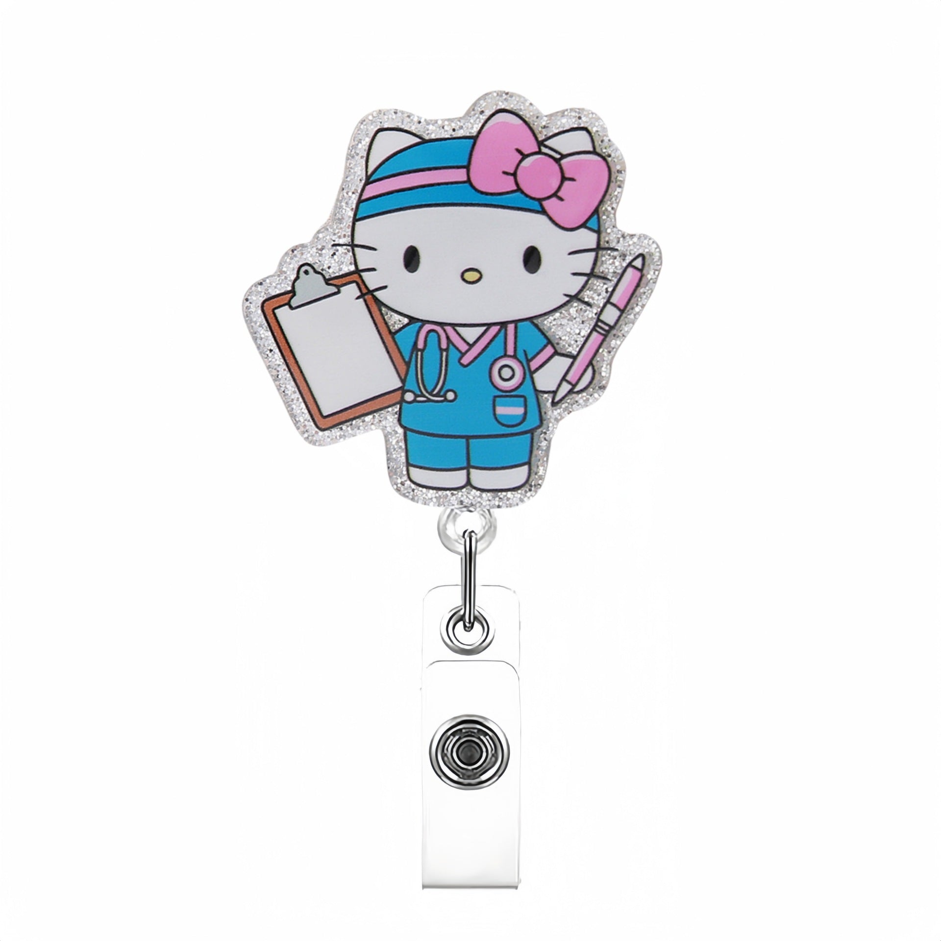 Wholesale Cute Cartoon Cat Badge Reels Keychains ACCVIP